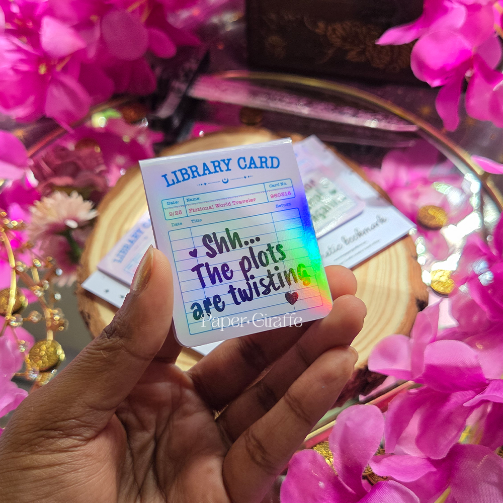 Magnetic Library Card Bookmark