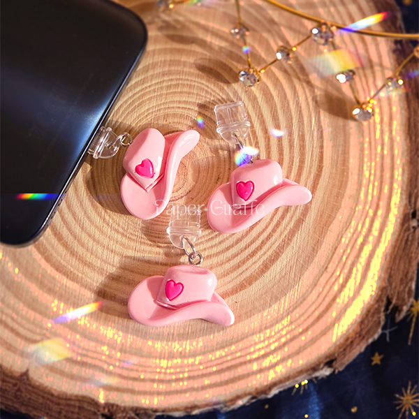 Pink Cowgirl Hat Dust Plug