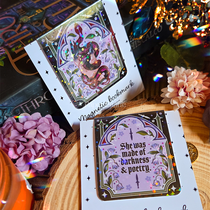 Gothic Poetry Magnetic Bookmark