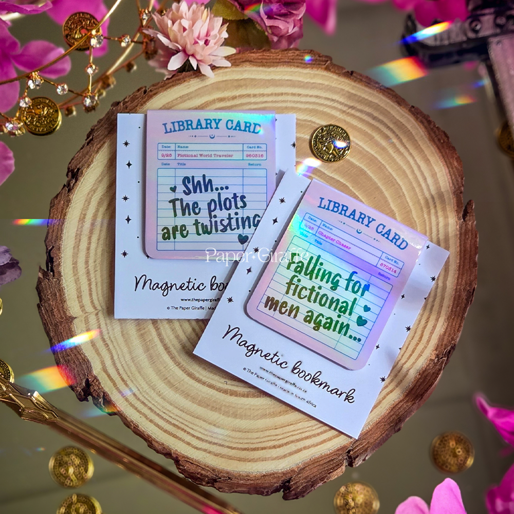 Magnetic Library Card Bookmark